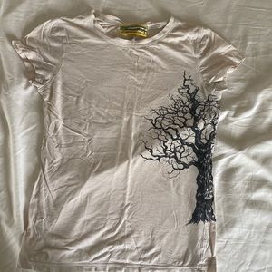 Libertine for target tshirt, size small tree graphic extends from front to back